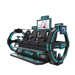 China 2022 Dreamland Reality Virtual Game Machine 4 Seats 9D VR Roller Coaster Cinema Equipment on sale