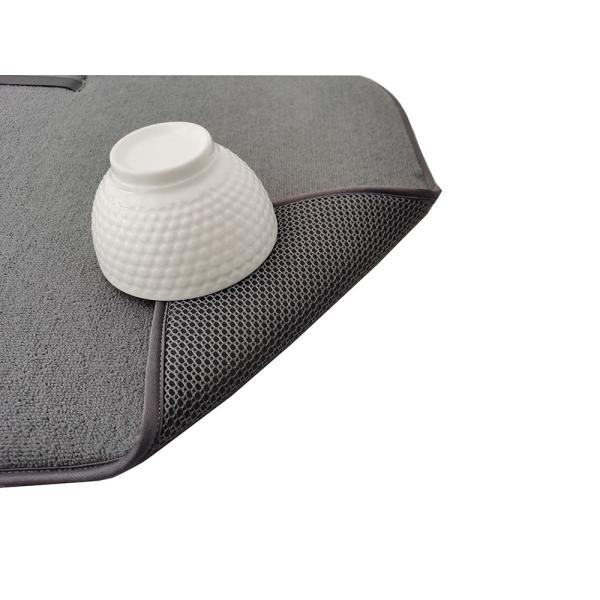 5mm Thickness Foam Absorbent Dish Drying Mat For Kitchen