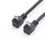 90 Degree Up Angle to Up Angle Data Charging Micro USB Cable