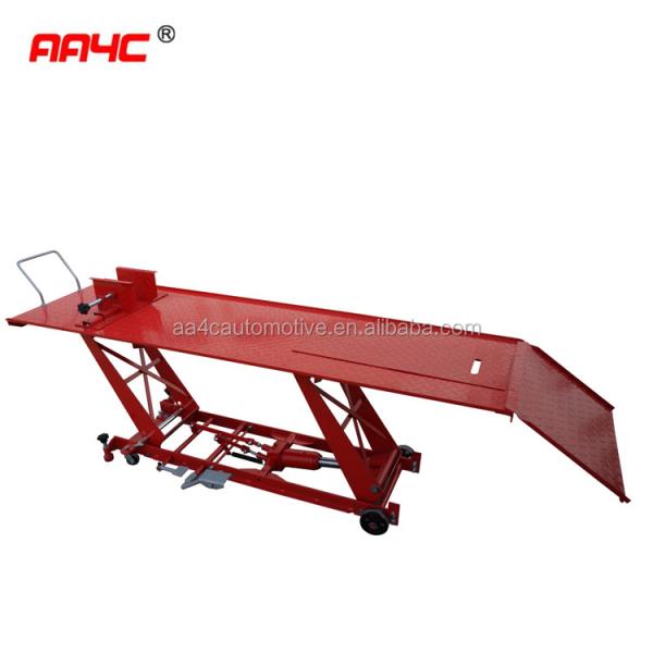 Cheap Pneumatic Motorcycle Air Powered Scissor Lift 10 Ft 20 Feet 25 Ft for sale