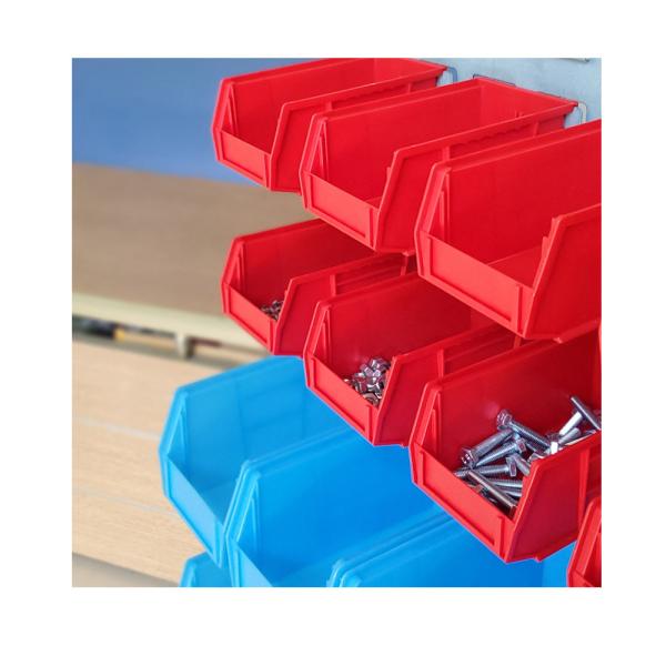 Cheap Shelf Plastic Organizer Bins Warehouse Industrial Plastic Stackable Tool Parts 175mm for sale