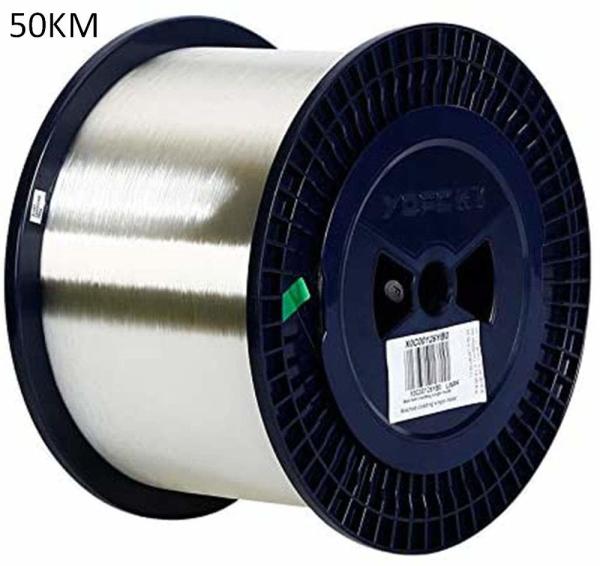 Cheap Zero Loss Bending Radius Bare Optical Fiber G657B3 FTTH Transparent Invisible Installation Bare Fiber Optic Cable for sale