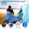 Buy cheap 2.7" Foot Press Inflatable 40D Nylon Camping Air Sleeping Pad 660LB from wholesalers