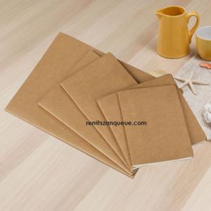 China Factory directly sale drawing pad paper recycled kraft cover notebook on sale