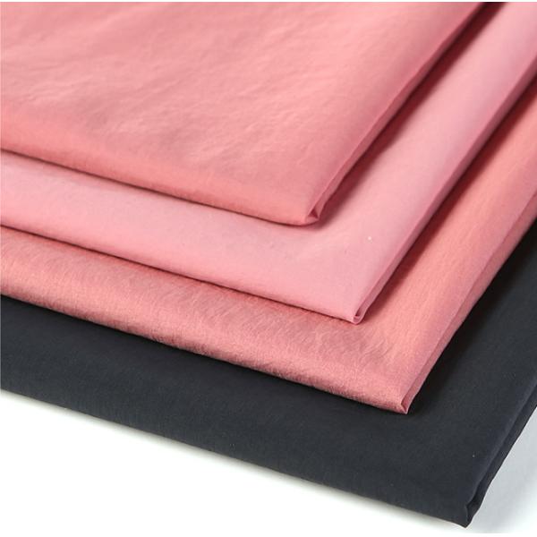 40gsm 20D DTY Recycled Nylon Fabric Crinkle Windproof Wind Block