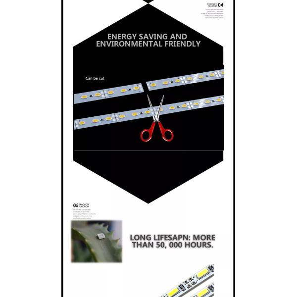 12V Low Voltage Aluminium SMD LED Strip Bar Lighting 5730 4014 1m