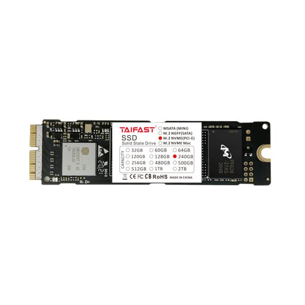 Cheap 70*100*7mm M 2 NVME SSD SMI 256GB Solid State Drive For Apple Macbook Imac Internal Taifast for sale