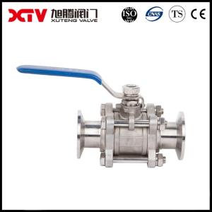 Best US Xtv Industrial PTFE Lined Clamp Sanitary Stainless Steel Floating Ball Valve Ideal wholesale
