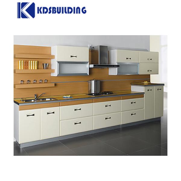 Fiberboard Modern Design Modular Custom Kitchen Black Cabinet With Clean Handle Less Look