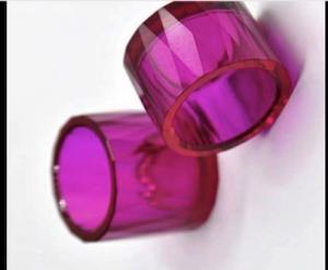 Best 99.999％ Purity White Sapphire Ruby , Sapphire Crucible Cuvette Green Blue Yellow wholesale