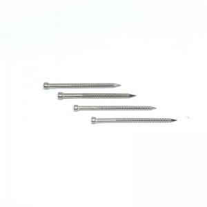 China OEM Lost Head 316 Stainless Steel Annular Ring Shank Nails With CE on sale
