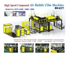 Best 1200 - 2000mm Width PE Air Bubble Film Machine With Back Unwinder Station - air bubble film making machine sales wholesale
