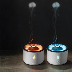 Best 350ML Capacity 3D Flame Effect Volcano Air Humidifier Aroma Diffuser for Home Fragrance wholesale