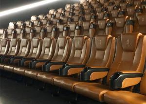 China Fireproof Foam Density Public Theater Seating Movie Theater Chairs on sale