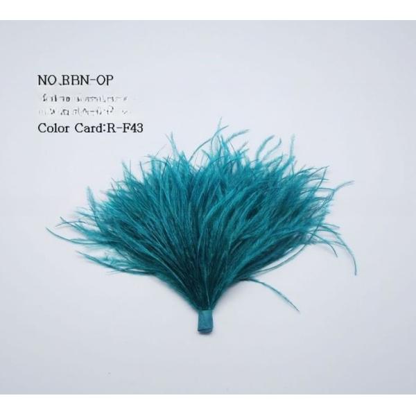 Soft and Fluffy 6*10 cm Dyed Ostrich Feather Bundle for Fashion Design