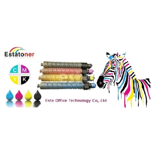 Black Compatible Color Copier Toner Cartridge For Ricoh Aficio MPC2800 MPC3300