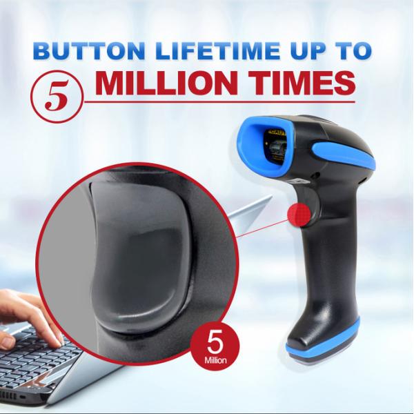 QR Code Wired Barcode Scanner Handheld USB 1D 2D Barcode Reader