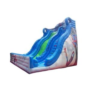 Best Spider - Man Commercial Inflatable Slide Waterproof For Festival Activities wholesale