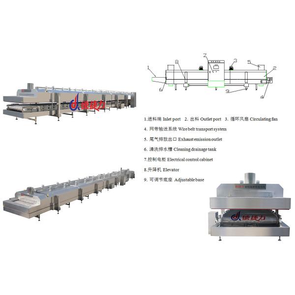 Cryogenic Tunnel Freezer Liquid Nitrogen Quick Freezing Line Machine