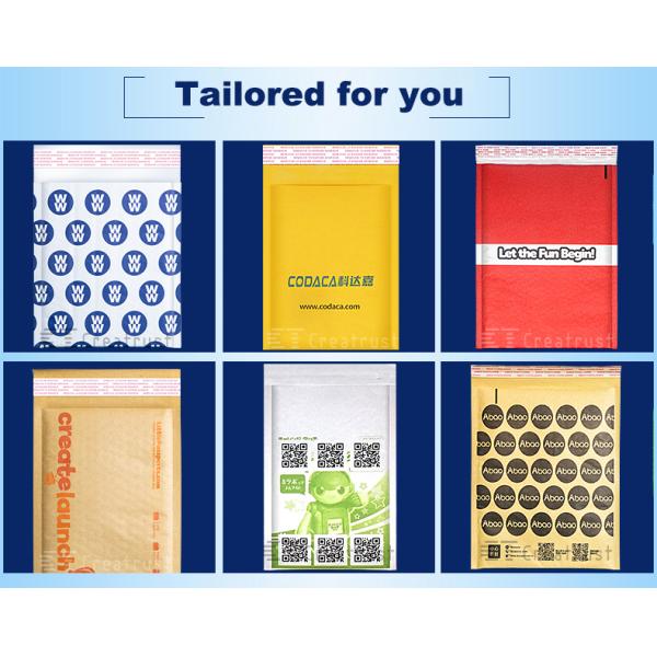 GDCX US/CA/UK Custom Bubble Mailer Custom Logo Poly Bubble Mailers Custom Bubble Mailer