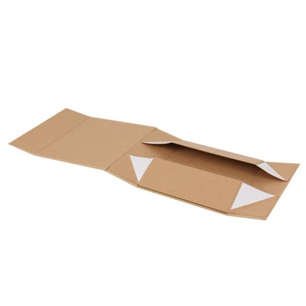 Kraft Paper Apparel Packaging Box Eco Friendly Collapsible Magnetic Gift Boxes