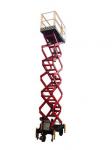 Lifting Height 16m Mobile Scissor Lift Hydraulic Lift Aerial Work Platform 300Kg