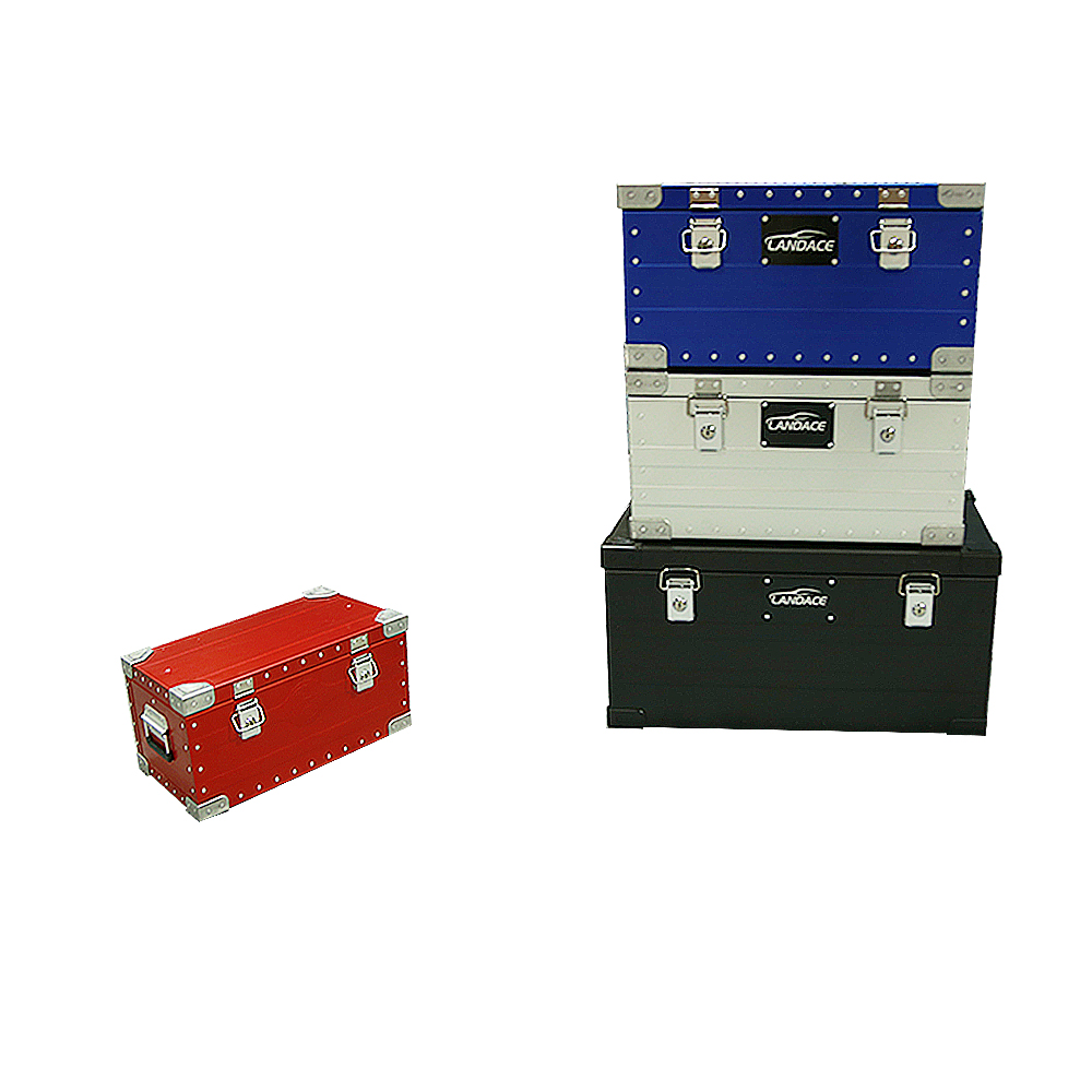 Powder Coated Aluminum Alloy Vintage Glamping Outdoor Camping Storage Box 600*400*300mm