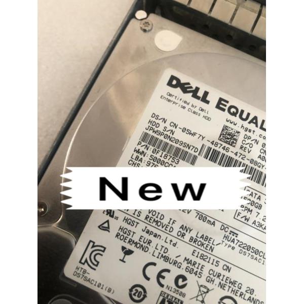 7.2K 3.5'' Dell Hard Disk 05WF7Y PS6000 500G SATA-SAS Interface type