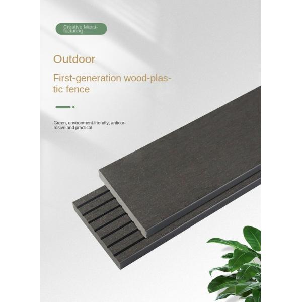 WPC Cladding Panel 71x12mm Interlock Fence for Garden and Pool