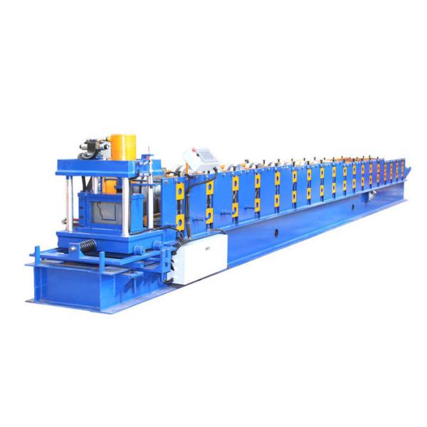 Power 5.5 KW Seamless Aluminium Gutter Machines , Gutter Rolling Machine Customized Color