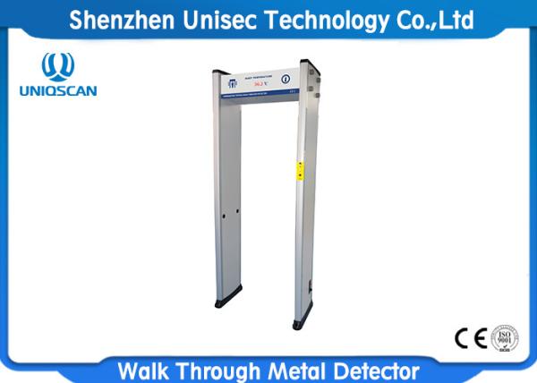 Cheap UB500 Walk Through Metal Detector Multi Point Temperature Scanning 45 Zones for sale