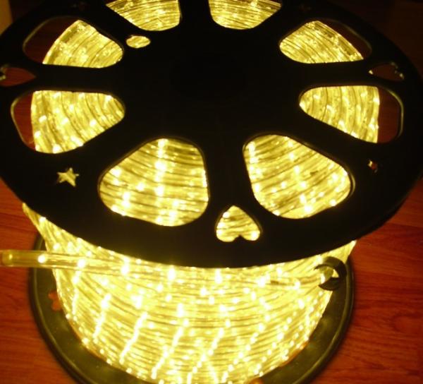 Cheap 1/2" 2 wire round led lighting rope for sale