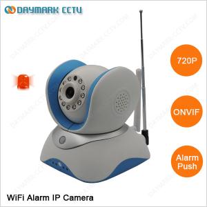 China Alarm push notification 720p WIFI pir sensor ip camera home alarm system on sale