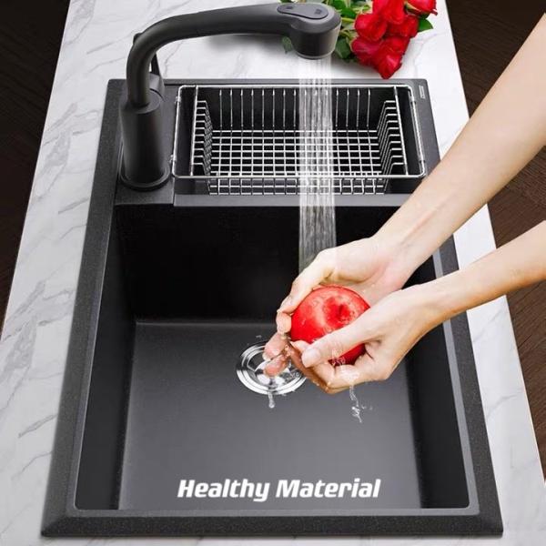 Cheap Undermount Stainless Steel Kitchen Sinks Double 220mm Deep Bowls for sale