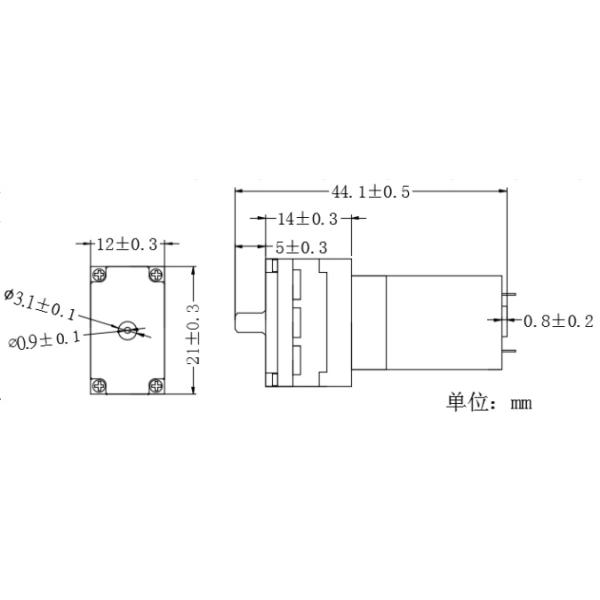 1LPM mini air pump for eye health instrument with high pressure and low noise 3.7v massage eye mask pump/eye care pump