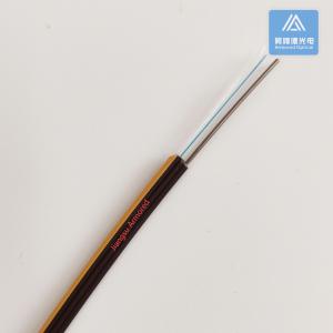 Best Simplex SM Self Supporting Drop Cable 5.0x2.0mm Black LSZH With Orange Strip wholesale