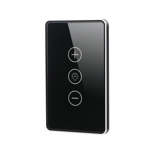 China Glomarket Digital Smart Switch Light Wifi Dimmer Wireless Glass Touch Wall Light Switch Panel Tuya Remote Control With Alexa on sale