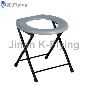 Simple Steel Medical Rehabilitation Equipment Elderly Disabled Adult Toilet Chair