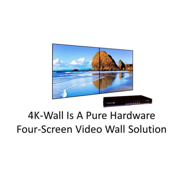 High Definition Wall Mount 4 Screen LCD Video Wall Super Wide Visual Angle