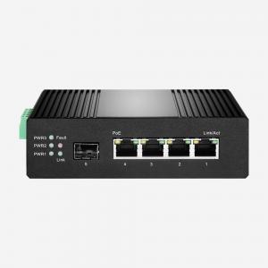 Best 4GE 1SFP Industrial Gigabit PoE Switch 10Gbps 5 Port Ethernet Switch wholesale