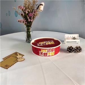 Best Biodegradable Kraft Paper Food Packaging Box Take Away Paper Bowl wholesale