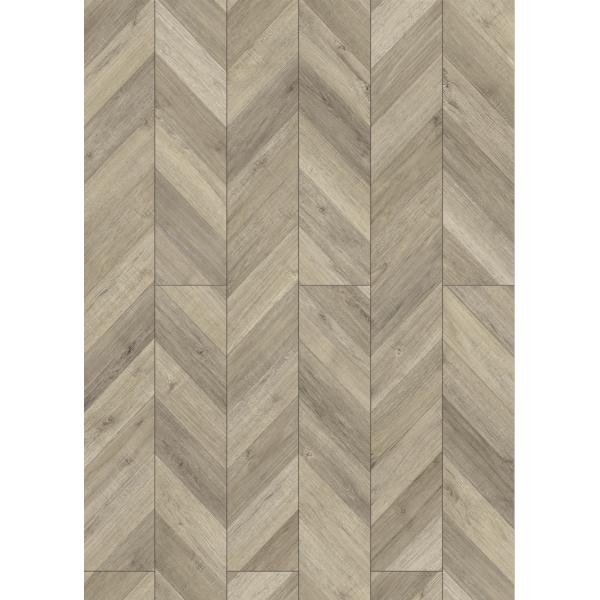 Eco Friendly Herringbone SPC Unilin Click Jump Color Oak Burlywood Wood Grain GKBM DP-W82243