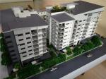 Mini Architecture Maquette Model , Commercial Machine Cut Villa 3D Model