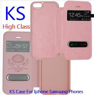 Cheap Smart Answer Flip Leather Case for Iphone 5s for sale