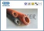 Industrial Boiler Economizer Heat Exchanger Tubes , Spiral Fin Tube For Heat