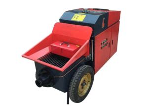 Best Red 11kw Mobile Concrete Pump Foundation Grout Tunnel Construction wholesale
