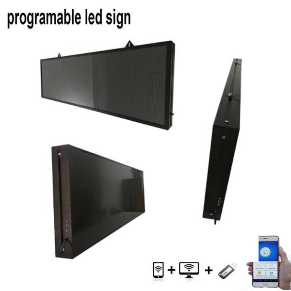3D Effects Scrolling Message LED Window Display Signs 5mm Pixel Pitch Wireless Control
