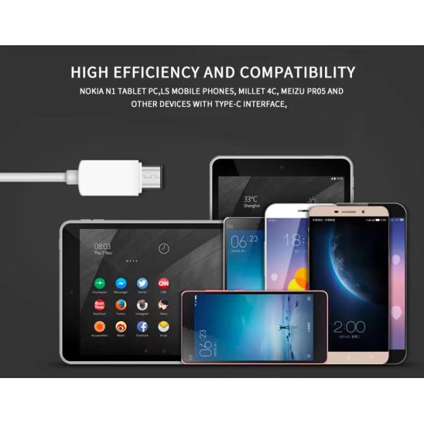 USB 2.0 USB AM TO Type-C Cable , Android Phone USB A To USB Type C Cable
