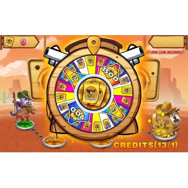 Customized Lottery Ticket Machine For Entertainment / Coin Operated Arcade Game