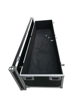 Best Large Aluminum Flight Case Black Instrument Carry Case With Six Wheels For Equipment wholesale